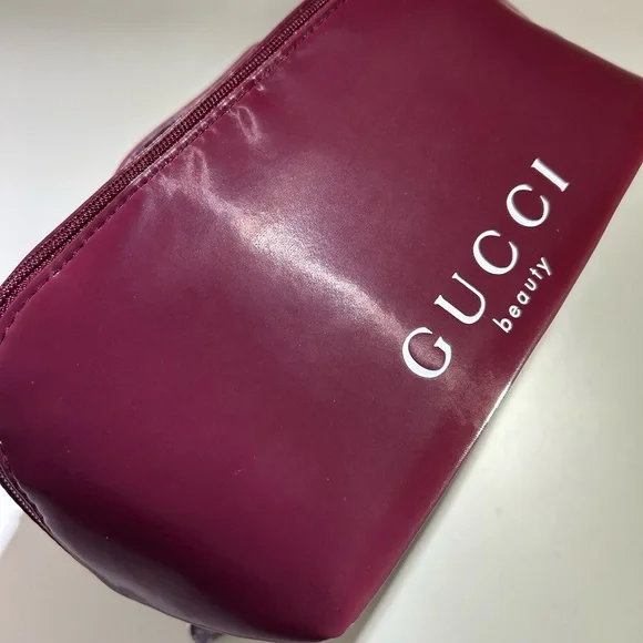 Gucci Beauty Burgundy Cosmetic Bag - Picture 6 of 8